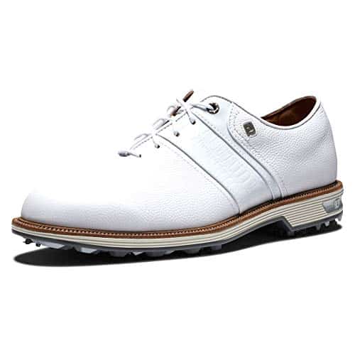 FootJoy Men's Premiere Series-Packard Golf Shoe, White/White, 10