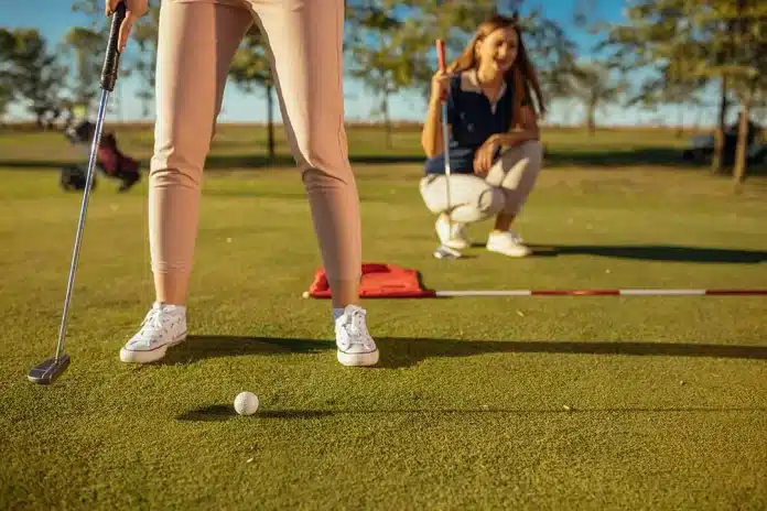 What is different about ladies golf balls