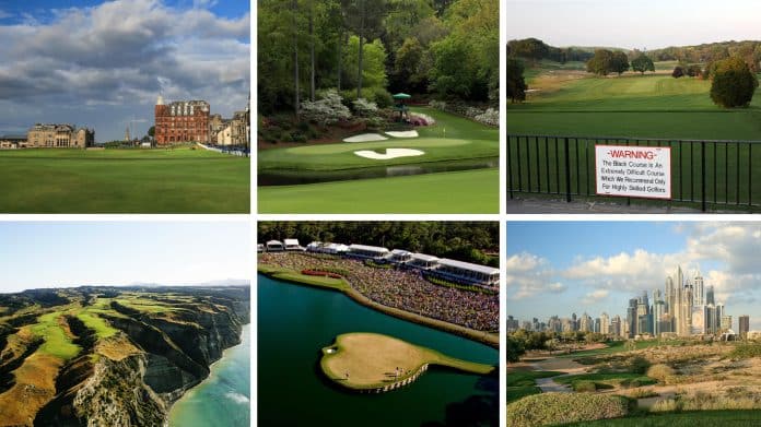 what are some of the most famous golf courses 3