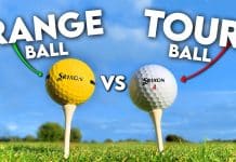 whats the difference between range balls and game balls 5