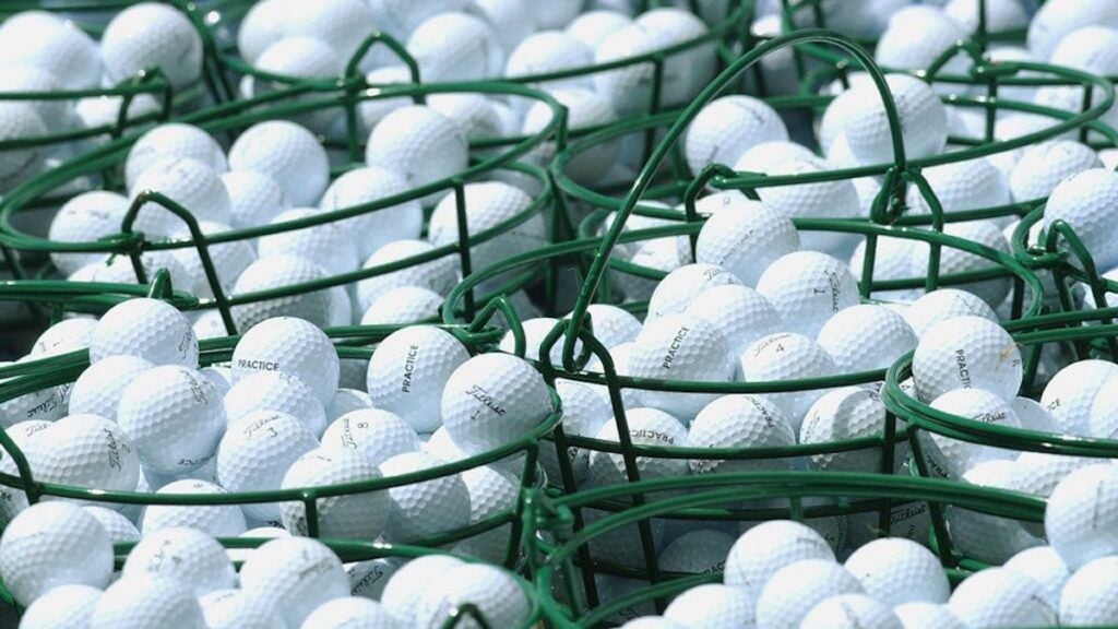 How Long Does It Take To Hit A Large Bucket Of Golf Balls?