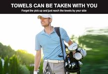golf towels clip clip your towel to your bag 5