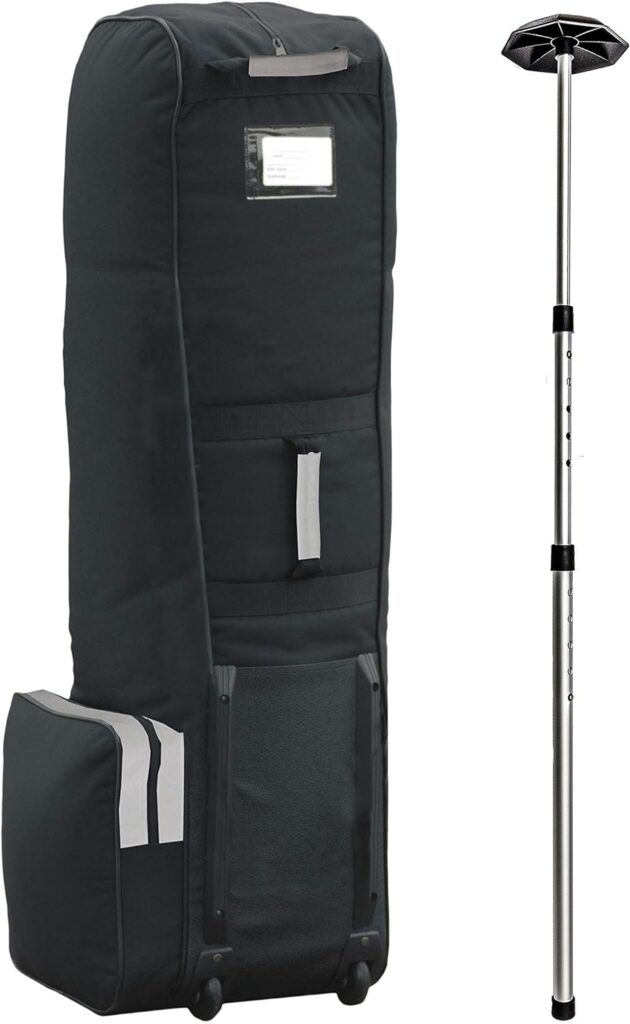JEF World of Golf The Protector Golf Club Travel Support Protection,Black,Grey