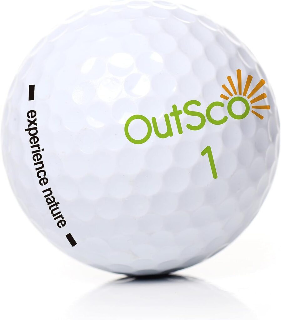 Golf Balls, Premium Distance Golf Ball - 12 Balls Total (4 Pack / 3pcs/Pack), Soft Feel Low Spin, White Finish, Performance 4 Layers Long Range Enhanced Control