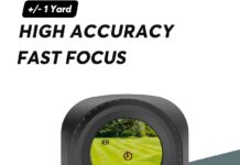 laser rangefinder with 800 yards for golf hunting range finder flag lock with vibration alert distancespeedslopenon slop 3
